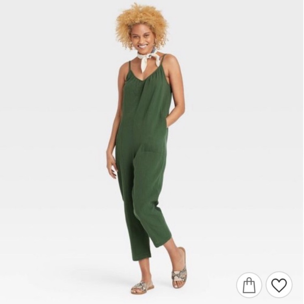 Universal Thread NWOT Gauze Romper Jumpsuit Cropped XS